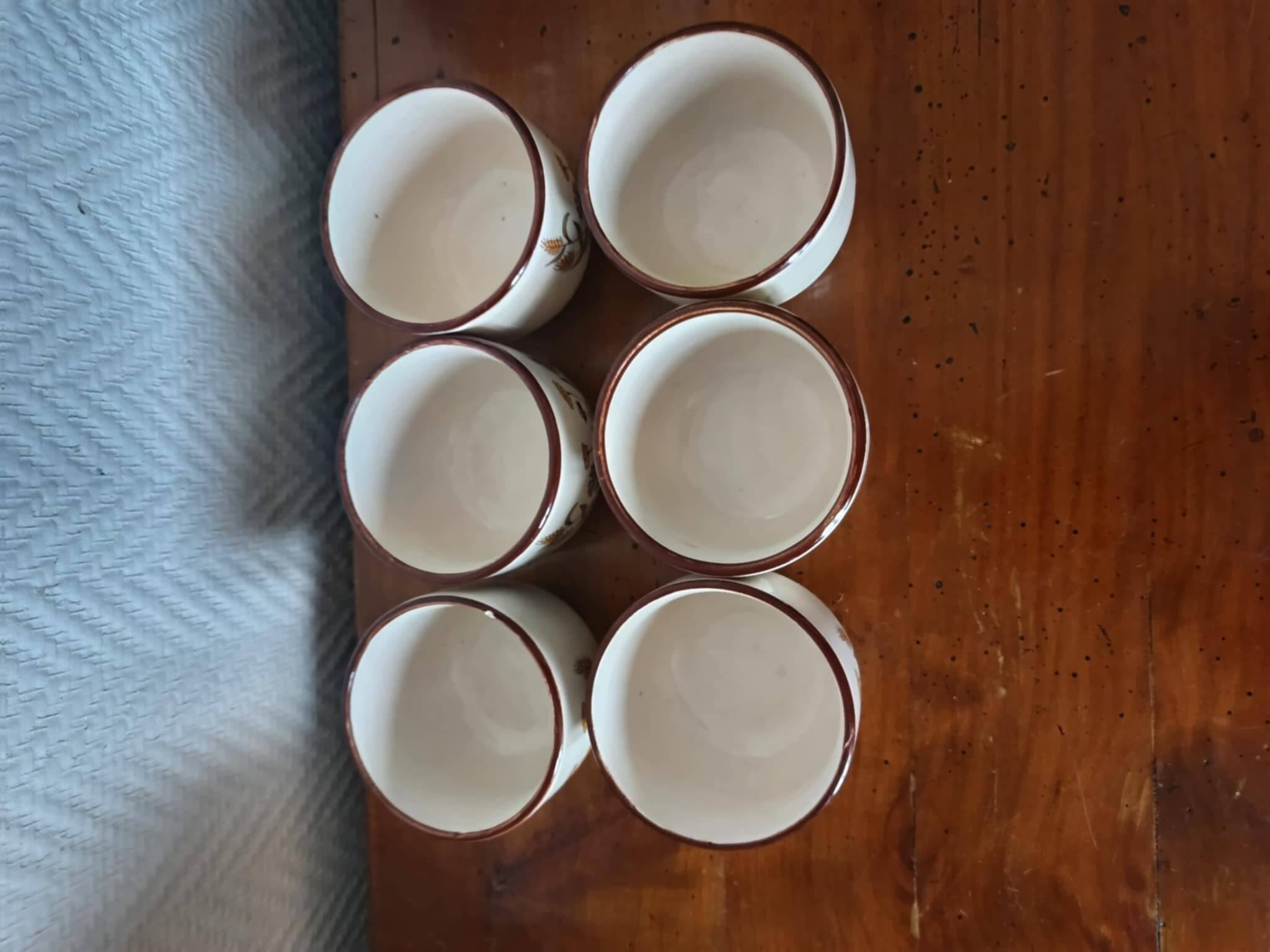 Asian tea service with flowers 1970