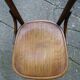 Fischel bistrot chair N°7273, wooden seat, circa 1930
