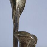 Bronze sculpture with leaf decoration