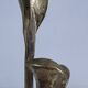 Bronze sculpture with leaf decoration