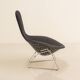 Fauteuil "Bird" noir par Harry Bertoia pour Knoll 80's