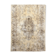 Tapis vintage beige & marron classique, 211x155 cm