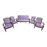 Salon Charles X canapé et 4 fauteuils