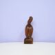 statue d'oiseau vintage en bois sculpté à la main