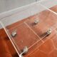 70s plexiglass coffee table