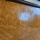 Art Decò Sideboard in Mahogany and Maple with Black Glass and Brass Finishi