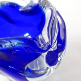 Cendrier vintage 1960 en verre de Murano