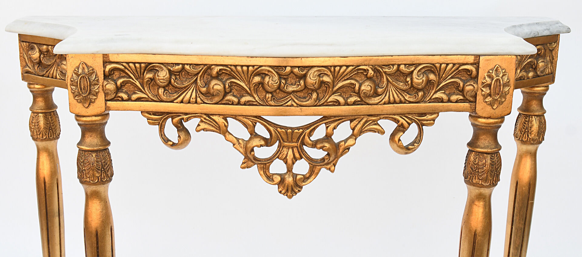 Painted wooden console