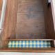 Renovated vintage oak baker's kneading trough
