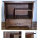 mid-20th century pine drawer shelf