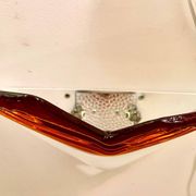 The Murina pair of bicolour Murano glass wall lights, Italy 1980.