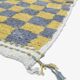 Berber rug with a checkerboard pattern - 297 x 200 cm