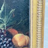 Oil on canvas still life end of 18th