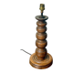Pied de lampe en bois tourné
