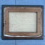 Old Oil Painting / Seaside Marine Panel Signed