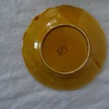 Dessert set salad bowl and 6 plates 541023 fruits barbotine sarreguemines