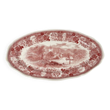 Large oval dish "Burgenland", Villeroy & Boch, red