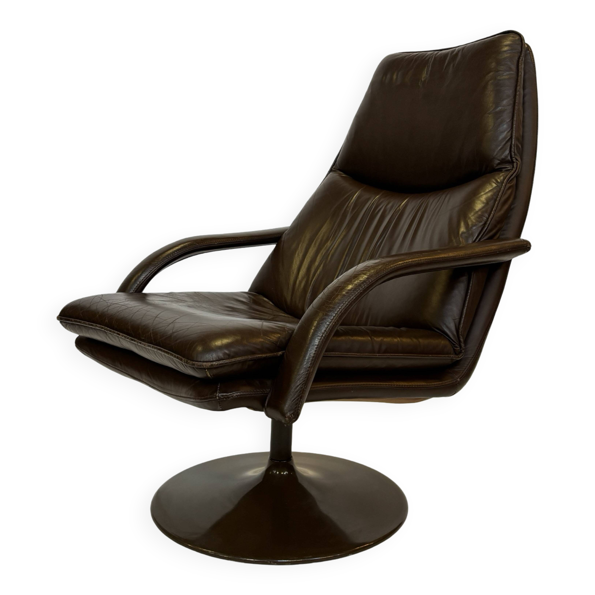 Vintage Artifort lounge chair Geoffrey Harcourt Design Easy Chair