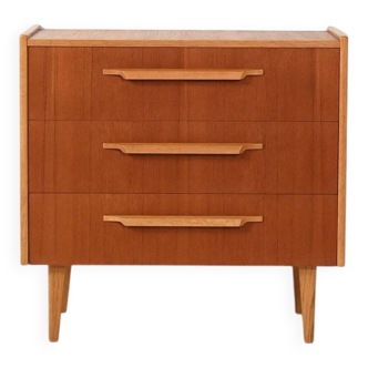 Commode scandinave des années 50-60 en teck et chêne