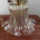 Vintage glass wall sconces