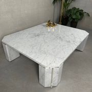 Vintage coffee table – Carrara marble