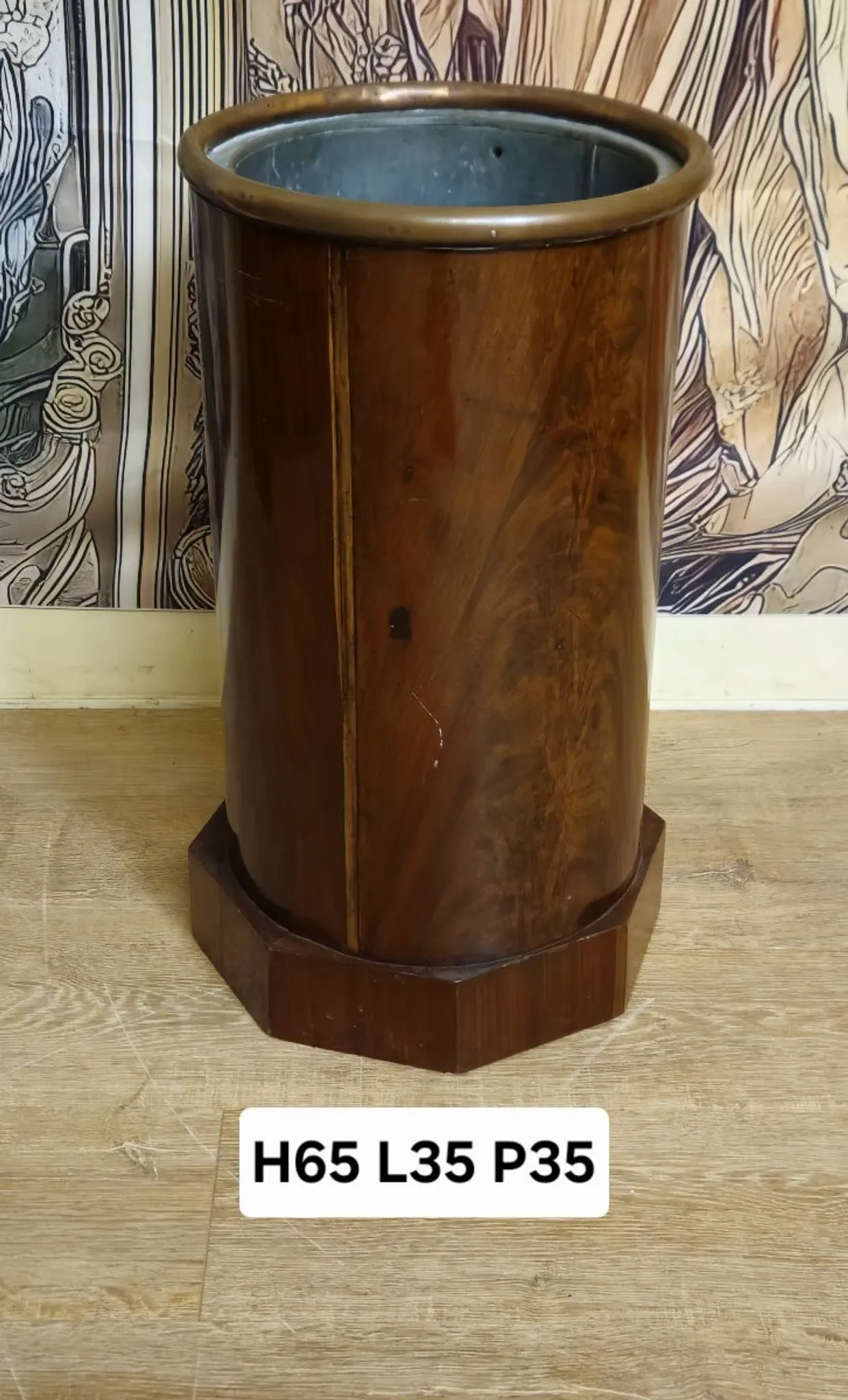 Somno / antique mahogany planter from the Empire period – 19th century