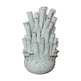 Vase corail en céramique émaillée
