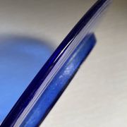Blue Klein glass plate