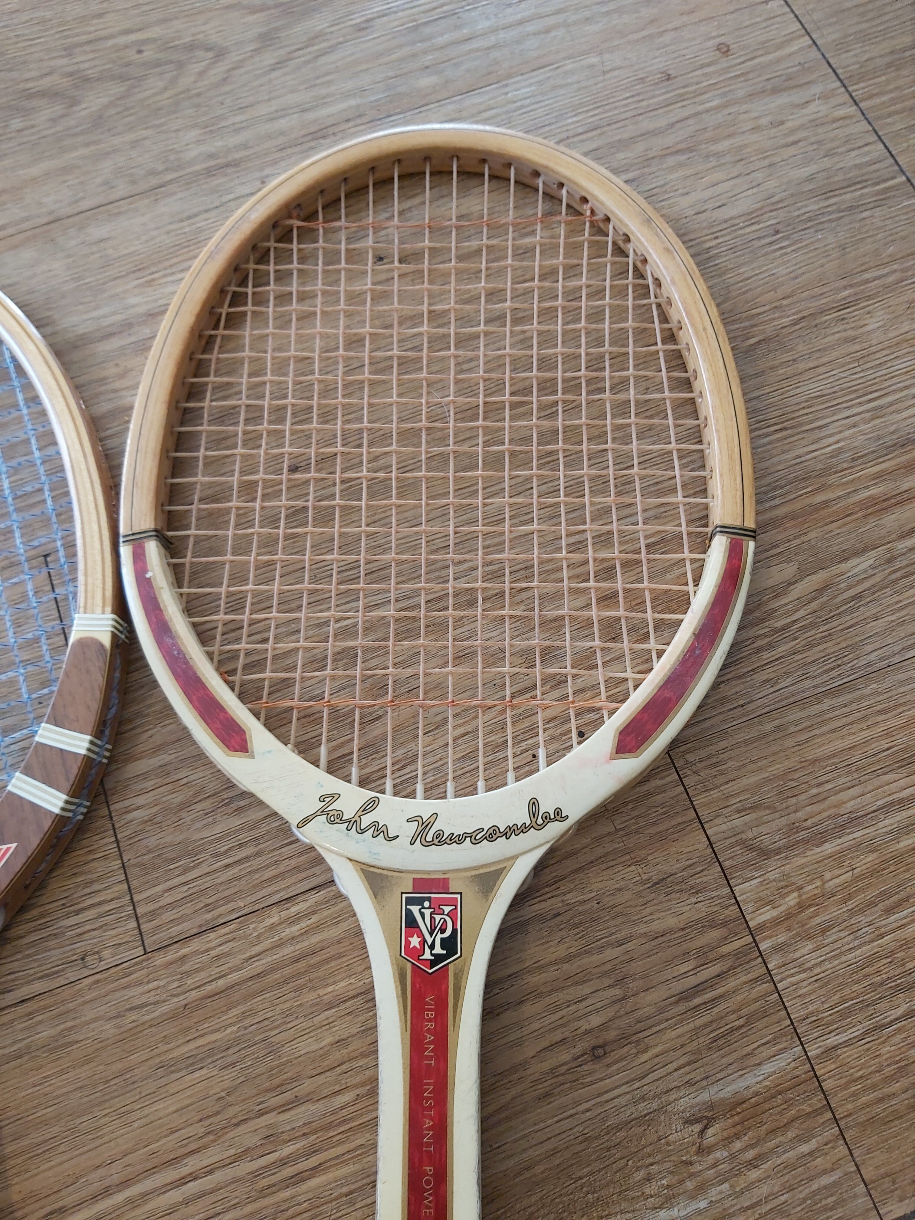 Série de 3 raquettes de tennis années 60