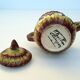 Paul Fouillen Quimper tea set sugar bowl cups and saucers