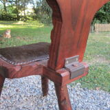 Chaise tripode esprit chalet