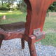 Chaise tripode esprit chalet