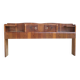 Cozy Art Deco headboard in burr walnut