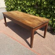 Table de ferme en Chêne 1900 France 2 tiroirs