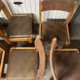 Set of 6 Regain elm house chairs