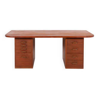 1960’s Danish Mid-Century Modern teak desk from Frode Holm