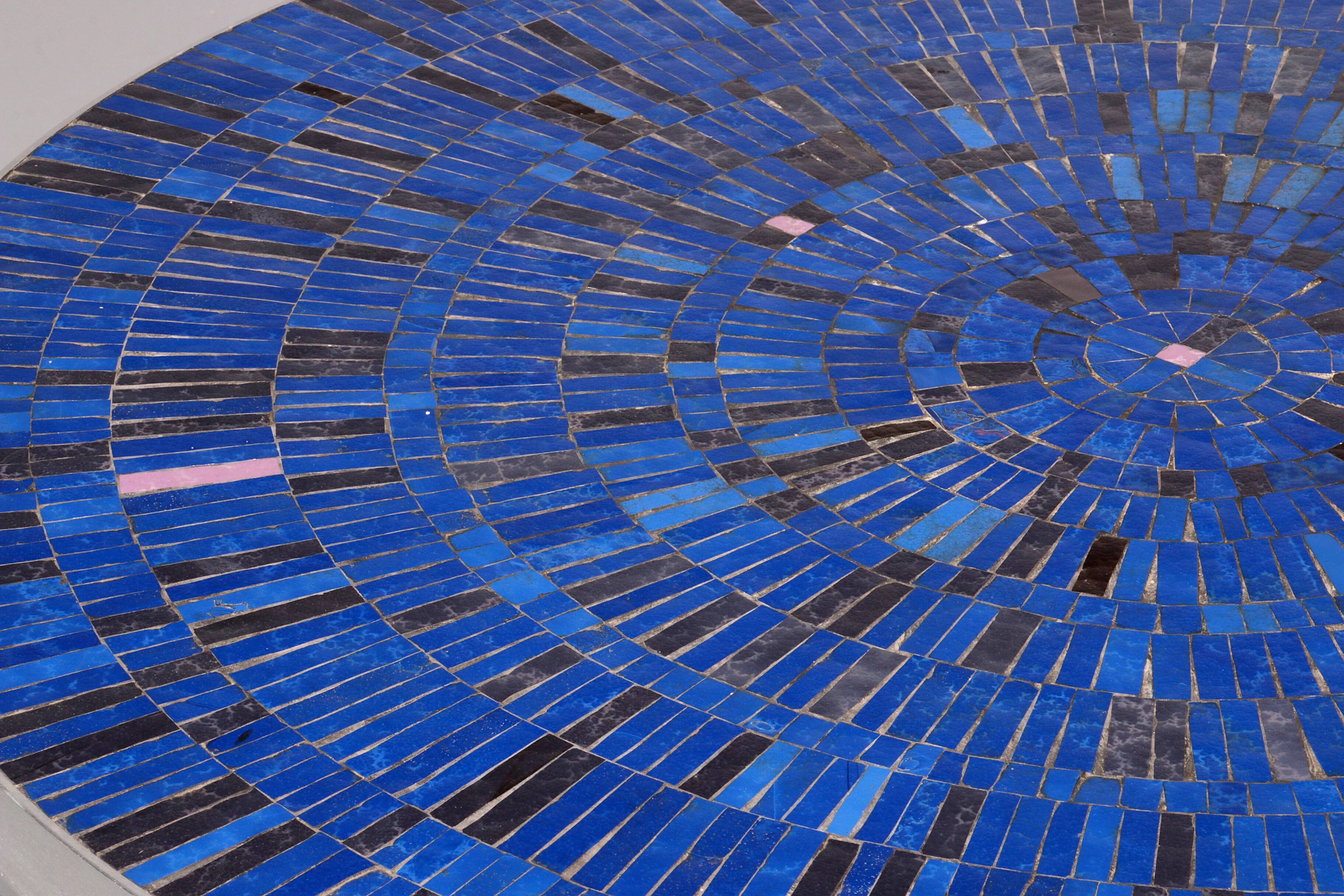 Coffee table by Berthold Müller Oerlinghausen for Berthold Müller Mosaikwerkstätten, 1960s