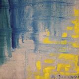Abstract painting signed and dated 2009