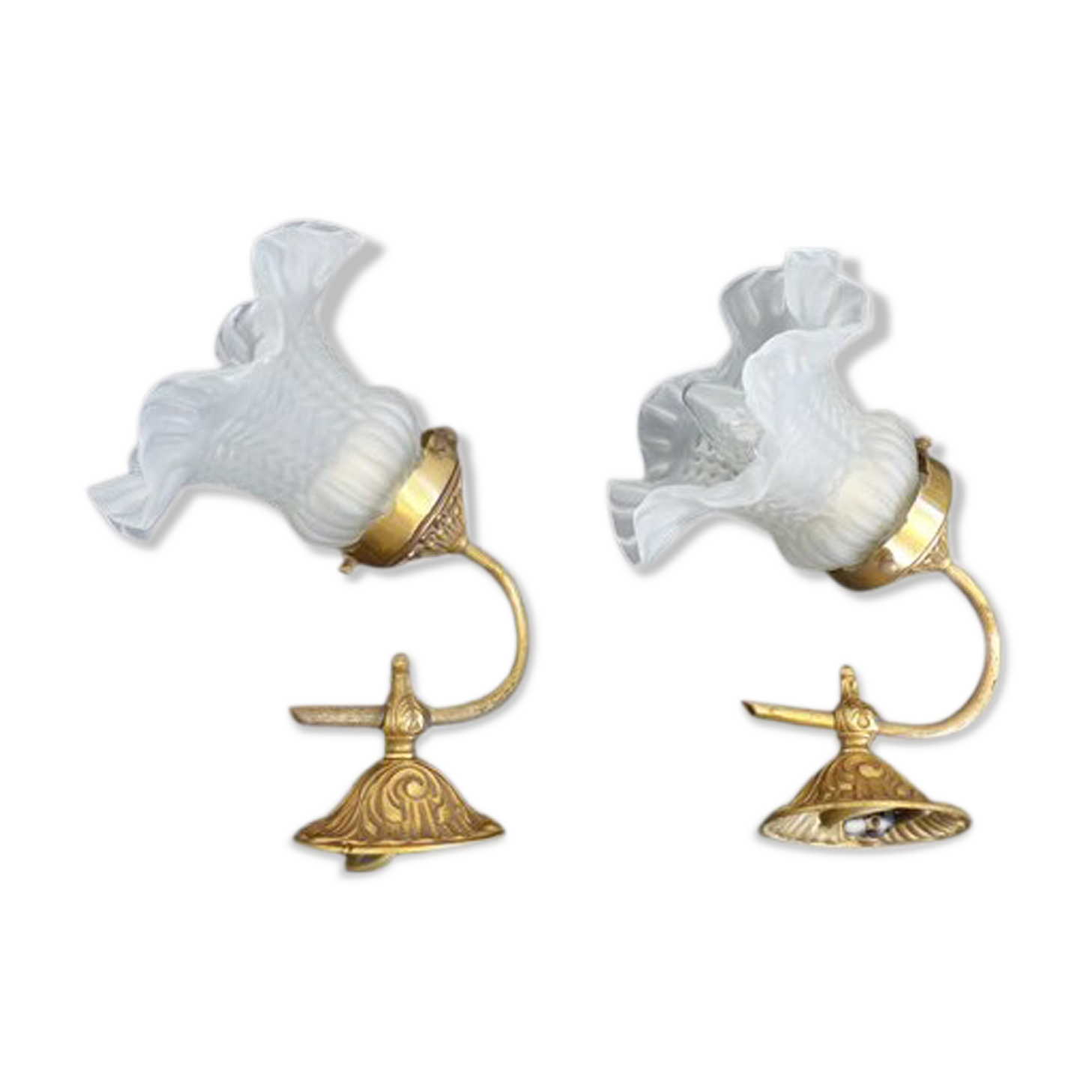 Wall sconces vintage tulips