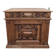 Coffre de rangement en noyer massif style Renaissance