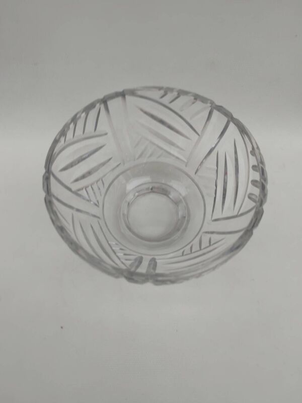 Coupe en cristal Daum Nancy, croix de Lorraine.