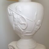 Plaster foot lamp