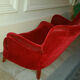 Vintage sofa Swedish year 40/50 wing arc curved Carl Malmsten
