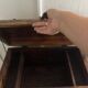 Solid wood chest