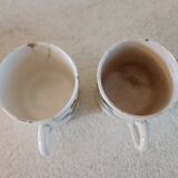 Two Badonviller cups and pitcher