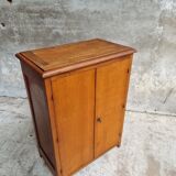 Old oak cabinet kitchen cupboard or shoe cabinet