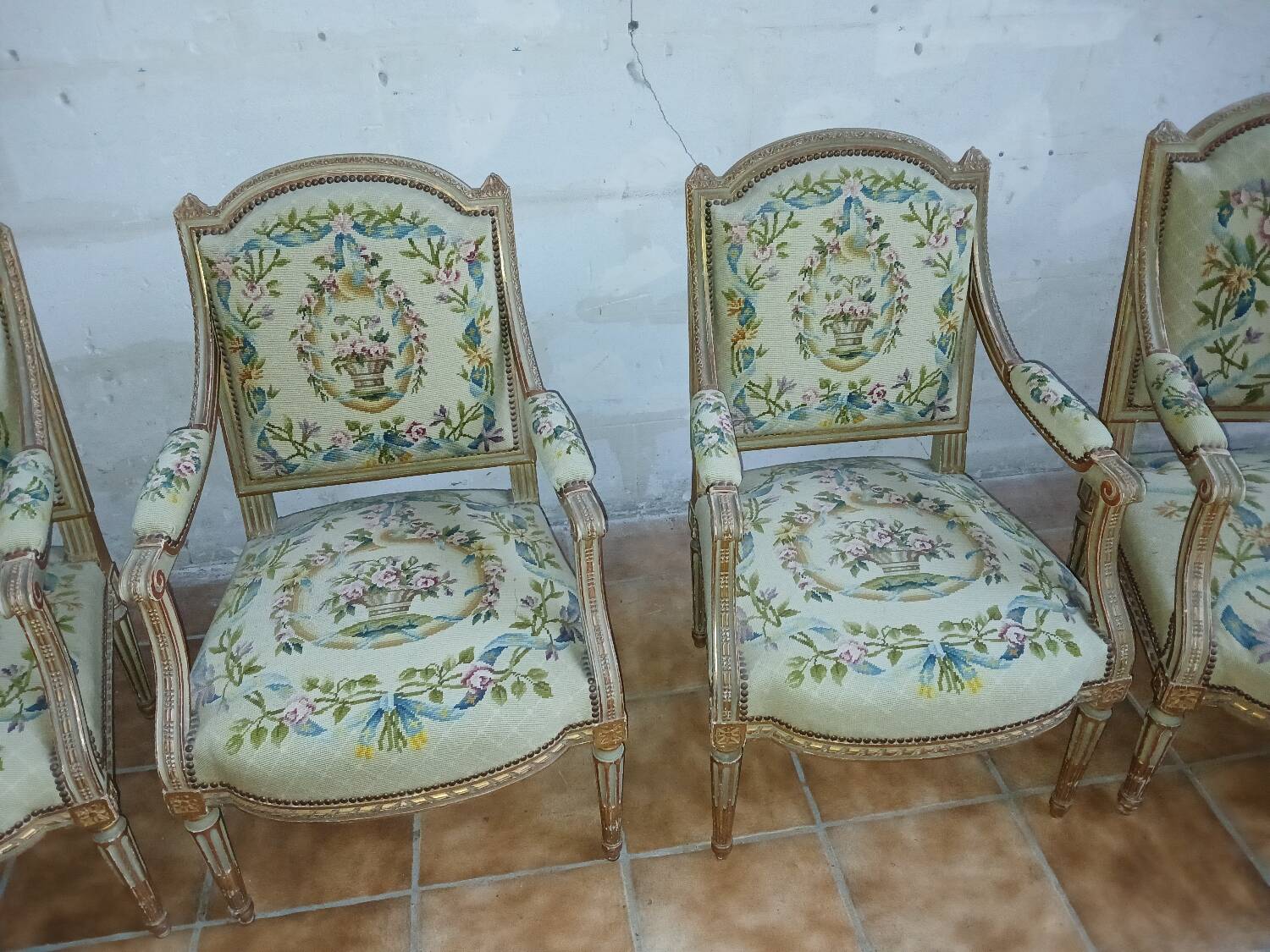 Louis XVI style salon