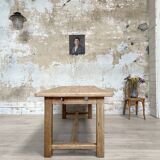 Solid oak farm table