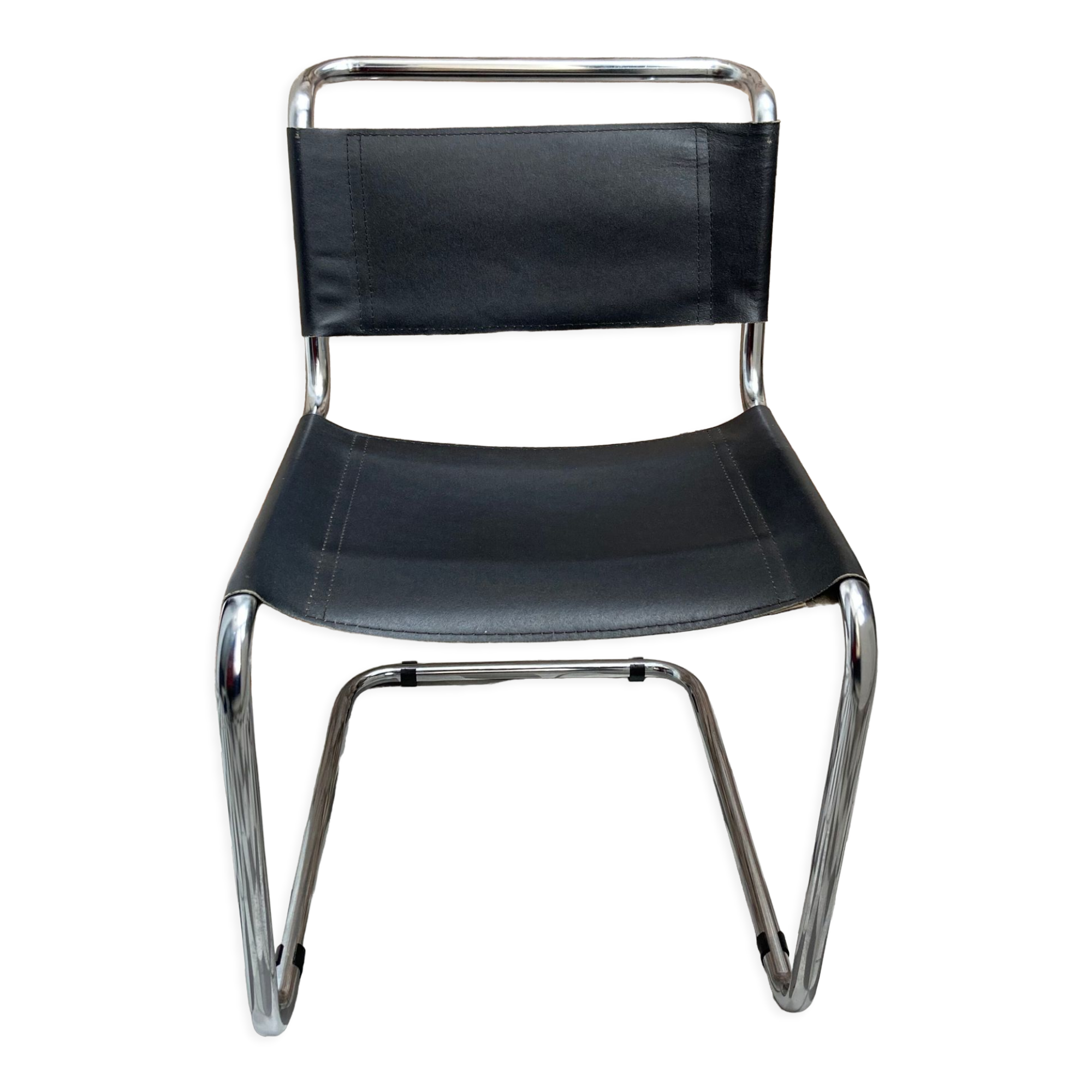 Chair B33 black leather Breuer