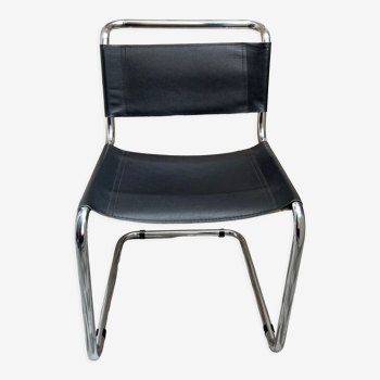 Chair B33 black leather Breuer